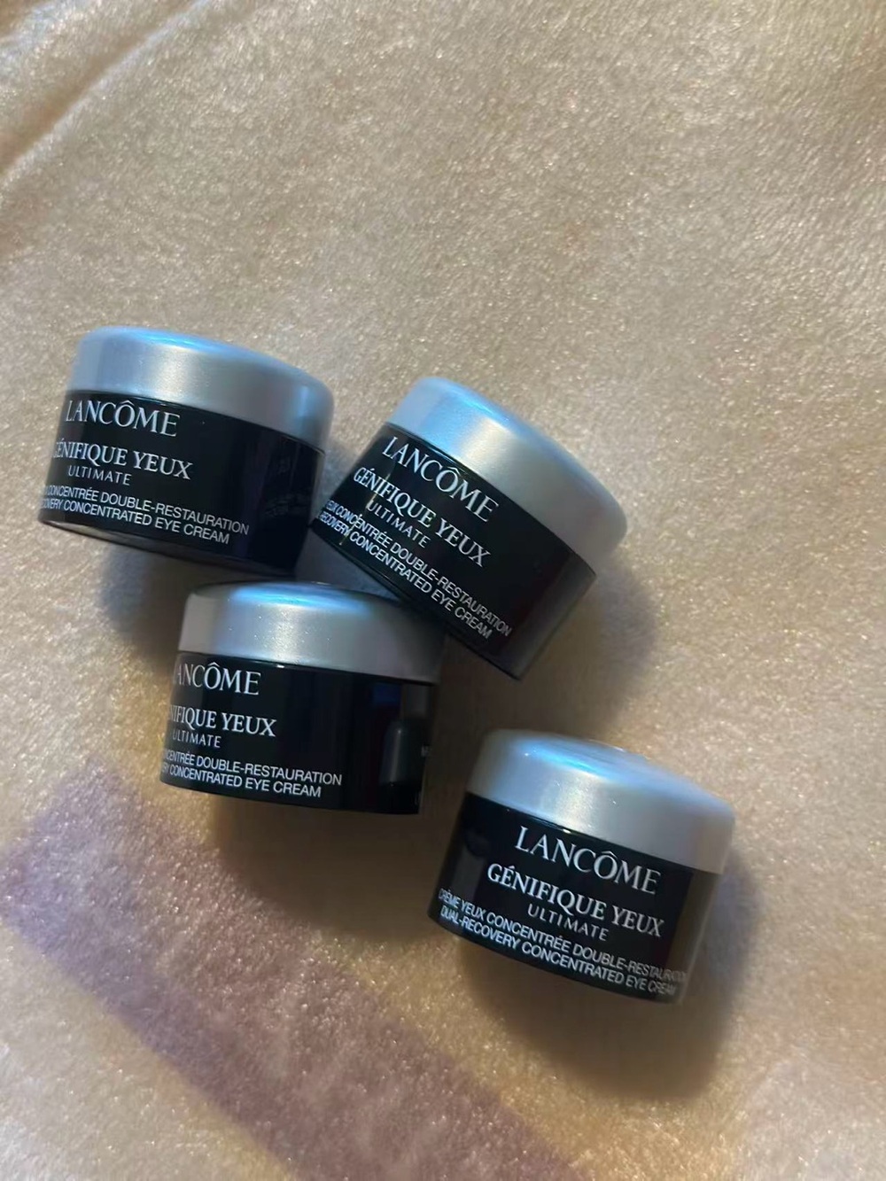 Lancôme Génifique Yeux Ultimate Eye Cream Jars - Black and Silver